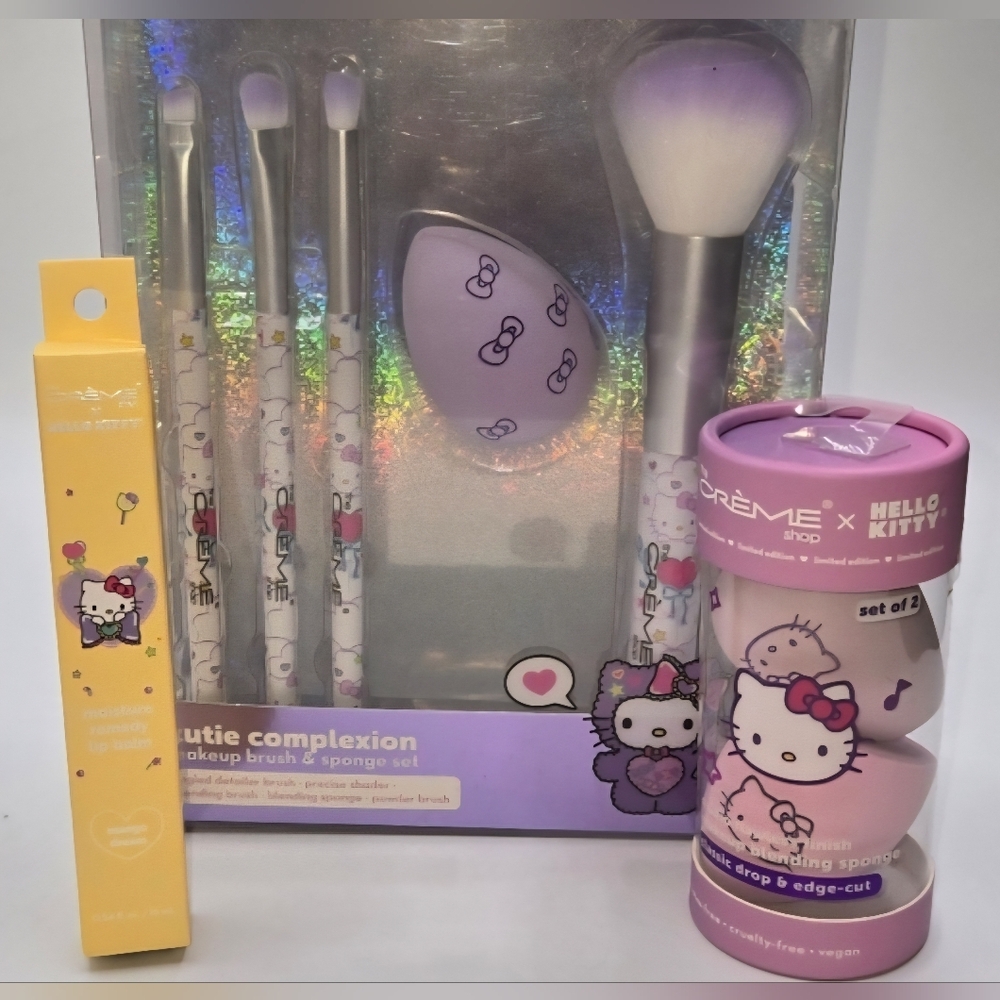 Hello Kitty Beauty Gift Set Sanrio Cute Travel Size Bundle